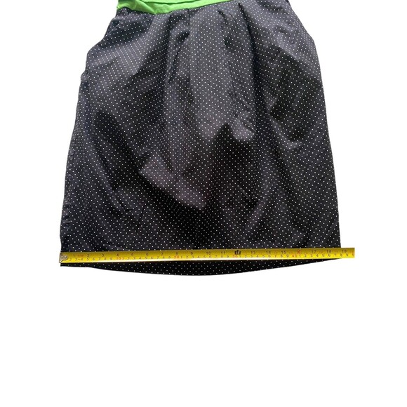 RUBY ROX Dress Black White Polka Dots Neon Green Womens Misses Size 9 NEW NWT - Picture 7 of 15